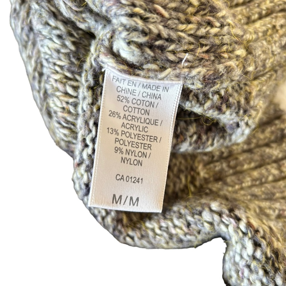 Simon's Cable Knit Medium Tweed Crewneck Sweater - Picture 8 of 8